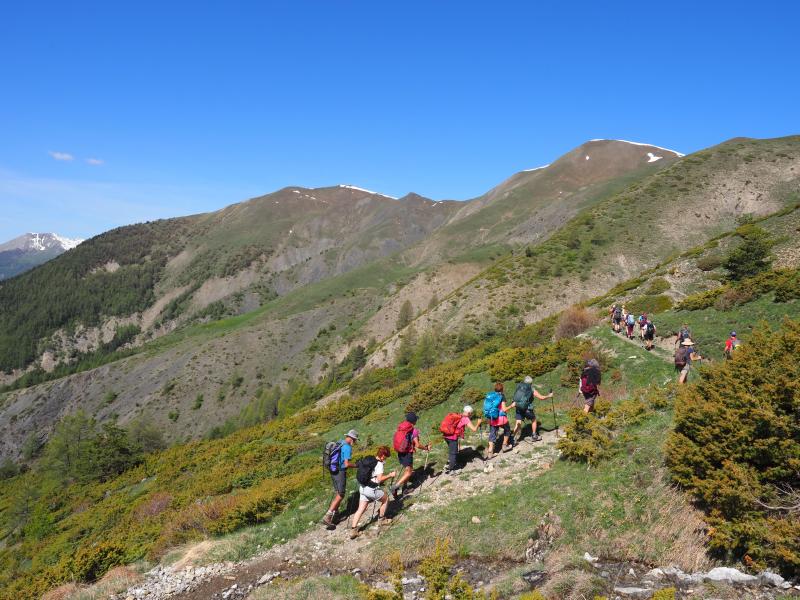 Montée vers le col de Mérindol